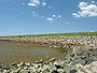 Westerdeichstrich von der Nordsee aus gesehen